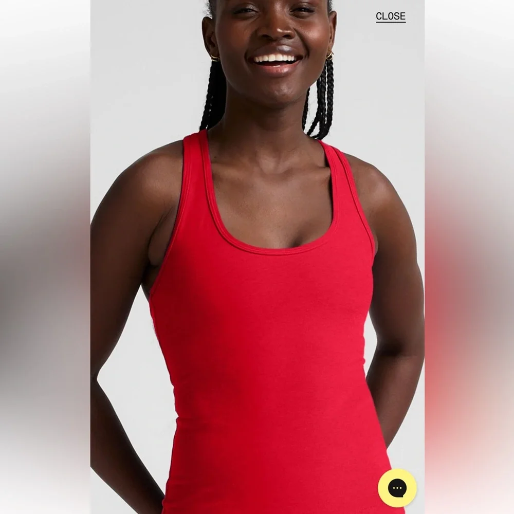 Beyond Yoga Spacedye Step Up Racerback Tank in Red Flower Scarlett NWT RT $70 - Picture 2 of 8